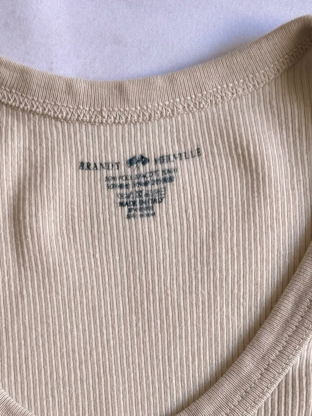 BRANDY MELVILLE Ribbed Tank - Picture 4 of 4